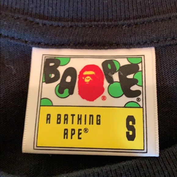 YELLOW BAPE SHIRT - Picture 2 of 3